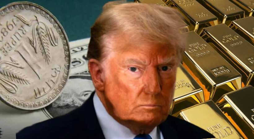 ‘ട്രംപാ’ഘാതത്തിൽ വിപണി; സ്വർണവില കൂടി, രൂപയ്ക്ക് തിരിച്ചടിയായി താരിഫ് ഭീഷണി