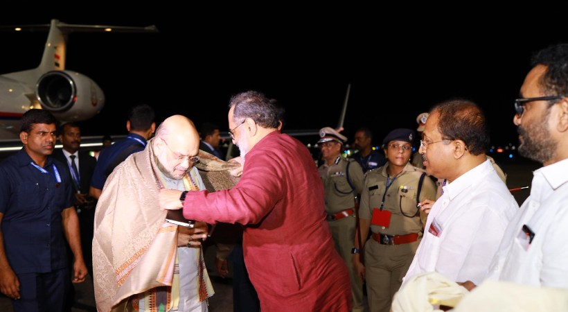 കൊച്ചിയിൽ കേന്ദ്ര ആഭ്യന്തരമന്ത്രി അമിത് ഷായുടെ സുരക്ഷഡ്യുട്ടിക്ക് മദ്യപിച്ച് എത്തി, അസിസ്റ്റന്റ് കമാൻഡന്റിനെതിരെ നടപടിക്ക് ശിപാർശ