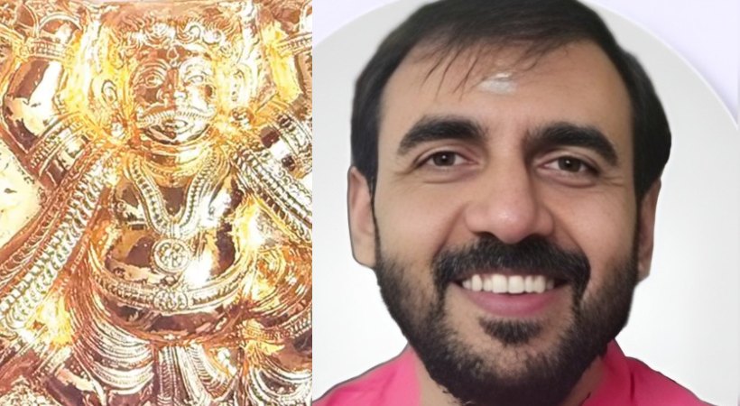 ‘വാസുദേവന് സ്വര്ണപീഠം സൂക്ഷിച്ചതില് ദുരുദ്ദേശമില്ല,ന്യായീകരണവുമായി സ്പോണ്സര്