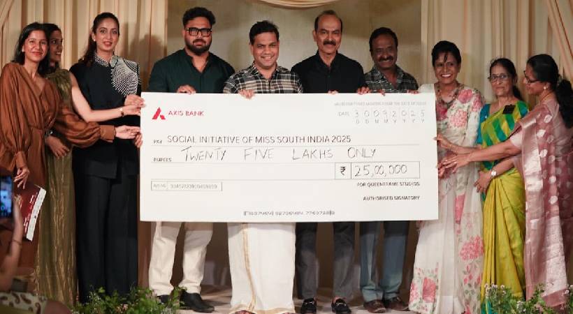 കാരുണ്യ പ്രവര്ത്തിക്കും വേദിയായി മിസ് സൗത്ത് ഇന്ത്യ 2025
