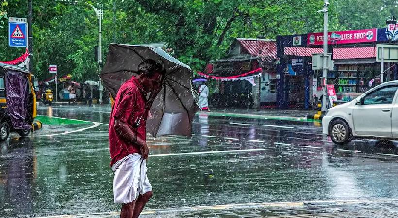 ഒറ്റപ്പെട്ട ശക്തമായ മഴ തുടരാന് സാധ്യത; രണ്ട് ജില്ലകളില് യെല്ലോ അലേര്ട്ട്