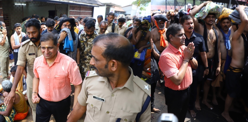 കുടംബത്തിനൊപ്പം ശബരിമല ദർശനം നടത്തി റവാഡ ചന്ദ്രശേഖർ; എല്ലാവർക്കും സുഖ ദർശനം ഉറപ്പ് വരുത്തുന്നുണ്ടെന്നും ഡിജിപി