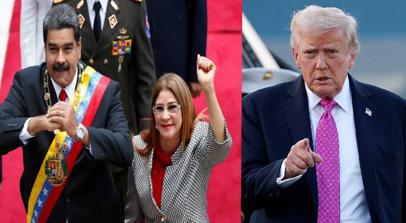 മഡൂറോയേയും ഭാര്യയെയും ബന്ദികളാക്കി അമേരിക്ക; വിമാനത്തിൽ കടത്തികൊണ്ടുപോയി