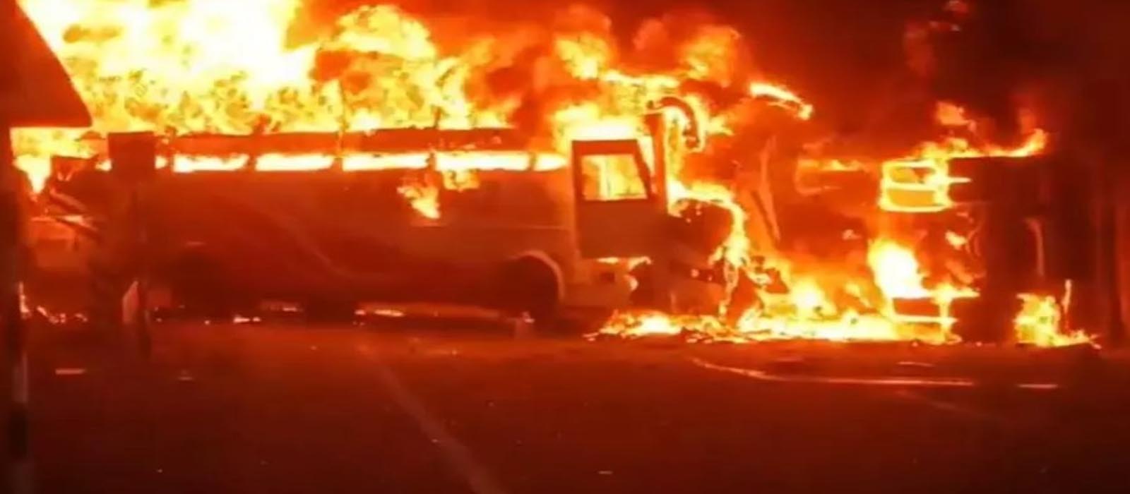 เดเดจเตเดงเตเดฐเดพเดชเตเดฐเดฆเตเดถเดฟเดฒเตโ เดฌเดธเตเด เดฒเตเดฑเดฟเดฏเตเด เดเตเดเตเดเดฟเดฏเดฟเดเดฟเดเตเดเต เดคเตเดชเดฟเดเดฟเดเตเดเต; 10 เดฎเดฐเดฃเด