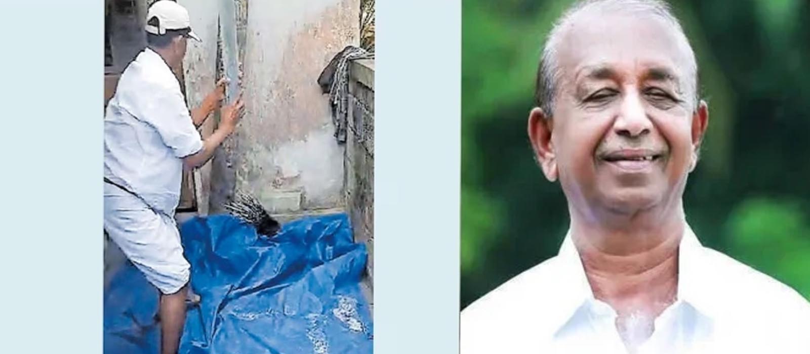 മുള്ളൻപ്പന്നിയെ അടിച്ചു കൊന്ന കേസ്; വെള്ളനാട് ശശിയുടെ മുൻകൂർ ജാമ്യാപേക്ഷ തള്ളി