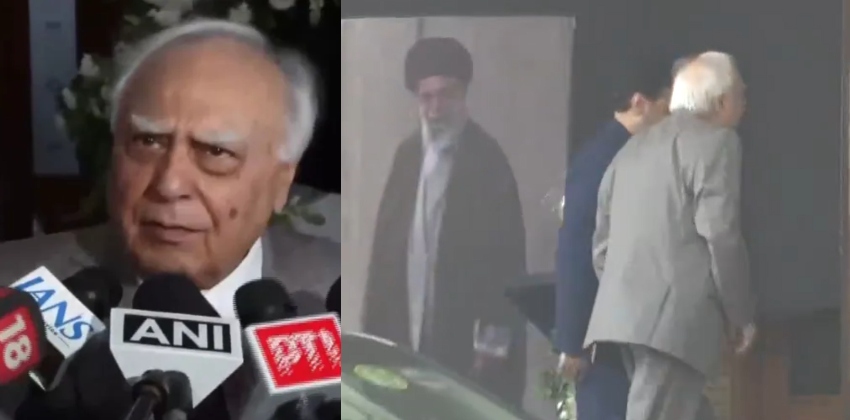 ആയത്തുല്ല അലി ഖമനയിയുടെ വധം; ഇറാൻ എംബസിയിലെ ദുഃഖാചരണത്തിൽ ഭാഗമായി കപിൽ സിബൽ