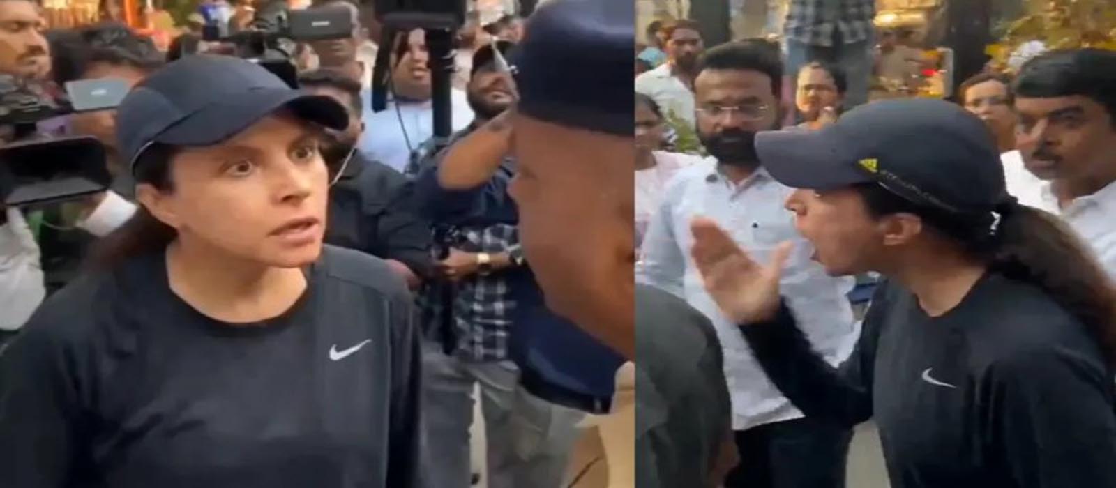 ‘ഗെറ്റ് ഔട്ട് നൗ’; വനിതാ സംവരണ ബില്ലിന്റെ പേരിലെ മുംബൈയിലെ പ്രതിഷേധ പരിപാടി ട്രാഫിക്ക് ബ്ലോക്കുണ്ടാക്കിയതില്‍ മന്ത്രിയെ ചോദ്യം ചെയ്ത് യുവതി; വിഡിയോ വൈറല്‍