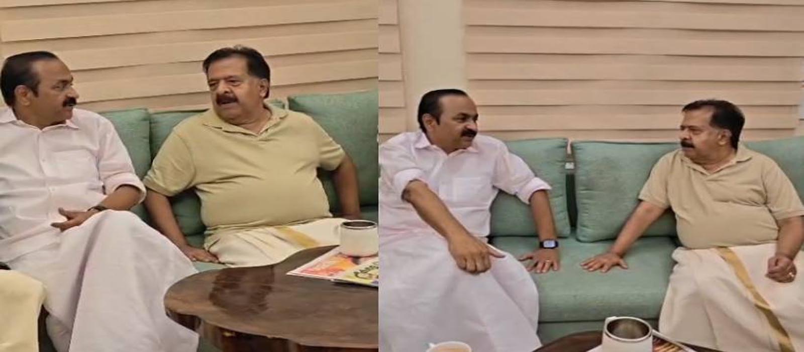 അനുനയ ഫോർമുല എന്ത്? രമേശ് ചെന്നിത്തല-വി ഡി സതീശൻ കൂടിക്കാഴ്ച