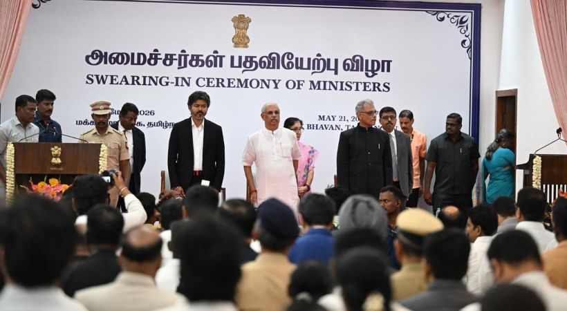 തമിഴക വെട്രി കഴകം മന്ത്രിസഭയിലേയ്ക്ക് 23 പേര് കൂടി; 59 വര്ഷങ്ങള്ക്ക് ശേഷം രണ്ട് കോണ്ഗ്രസ് മന്ത്രിമാര് സഭയില്