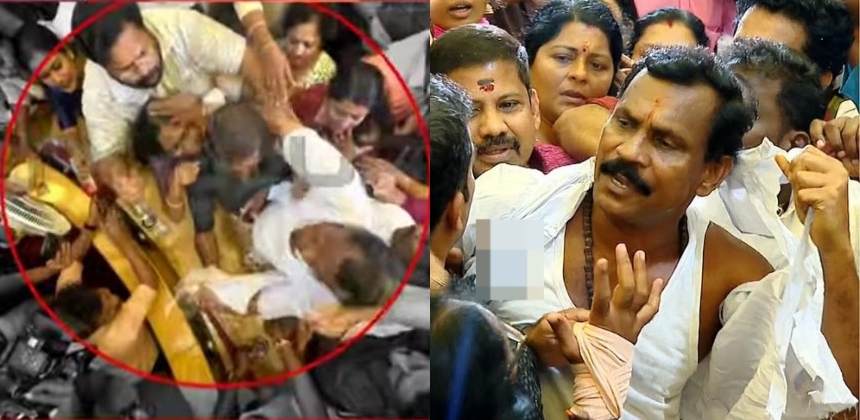 സുഗതന്റെ ഹാജറിനെ ചൊല്ലി കയ്യേറ്റം” തിരുവനന്തപുരം കോർപ്പറേഷനിൽ തമ്മിൽത്തല്ലി ബിജെപി – യുഡിഎഫ് അംഗങ്ങൾ