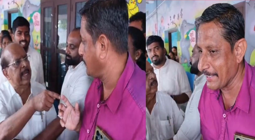 ‘പണ്ട് സാറെ എന്ന് വിളിച്ചതല്ല.. വിളിപ്പിച്ചതല്ലേ’; അമ്പലപ്പുഴ നീർക്കുന്നം സ്കൂളിൽ ജി.സുധാകരനും സിപിഐഎം പ്രവർത്തകനും തമ്മില്‍ തര്‍ക്കം