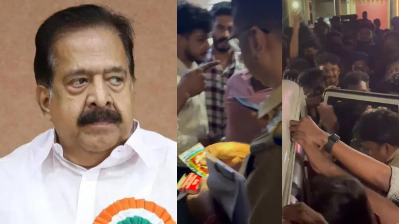 ‘ഔദ്യോഗിക വാഹനത്തിൽ മദ്യവും ചീട്ടും; പൊലീസ് വാഹനത്തിൽ നിന്നും മദ്യക്കുപ്പി കണ്ടെത്തിയ സംഭവത്തിൽ റിപ്പോർട്ട് ലഭിച്ചാൽ ഉടൻ നടപടി’; രമേശ് ചെന്നിത്തല