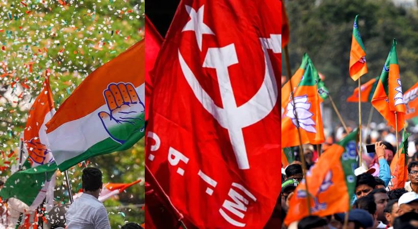 കേരളത്തിലെ നിയമസഭാ തിരഞ്ഞെടുപ്പില്‍ കോണ്‍ഗ്രസ് ഒഴുക്കിയത് 105 കോടി; ബിജെപിയും സിപിഐഎമ്മും ചെലവിട്ട തുകയുടെ കണക്കും പുറത്ത്