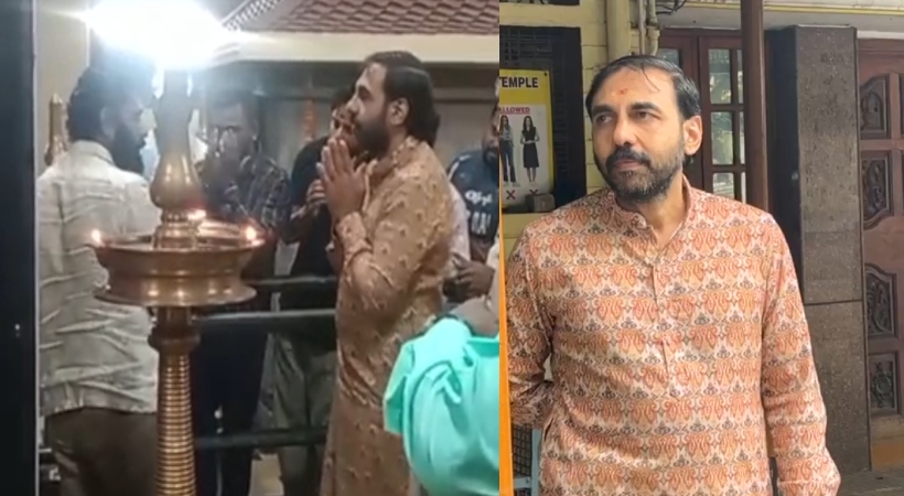 ശബരിമല സ്വർണ്ണക്കൊള്ള കേസ് പ്രതി ഉണ്ണികൃഷ്ണൻ പോറ്റിയ്ക്ക് ബെംഗളൂരുവിലെ ക്ഷേത്രത്തിൽ സ്വീകരണം