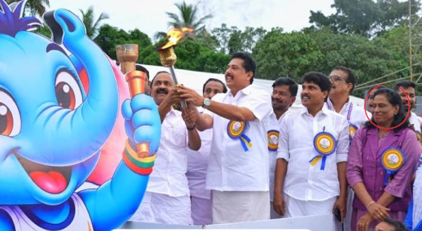 ദീപശിഖ തെളിയിച്ചത് മുഖ്യമന്ത്രി: കേരള സ്കൂൾ കായികമേളയിലെ ഉദ്ഘാടനചടങ്ങിനിടെ പി ടി ഉഷയെ അപമാനിച്ചെന്ന് ആരോപണം